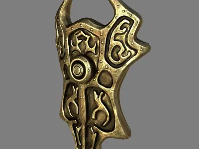 Battle Shield fantasy  3D model