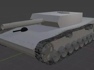Tank 3D Model world war i Free 3D model