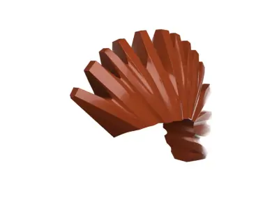 Custom3Dprint Minifigure Accessory - Minifigure Hair S2 - 013 3D print model