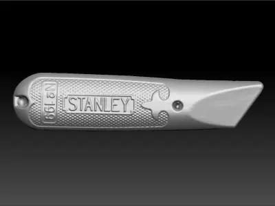 Stanley Utility Knife Handle 3D Scan 3D model