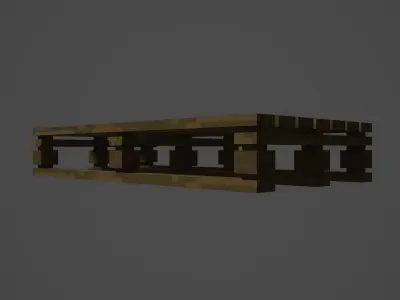 Pallet wooden 3D model buy