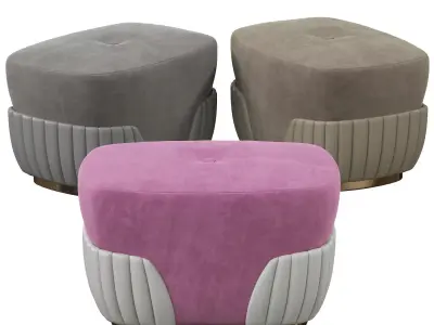 Crystal Pouf 3D model