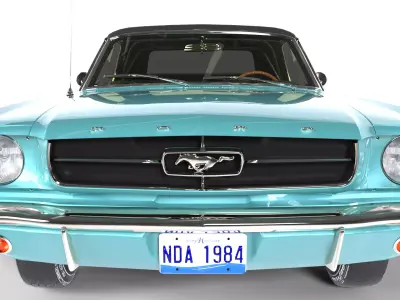 Ford Mustang 1965 the Iconic American Muscle Car 3D print model purchase