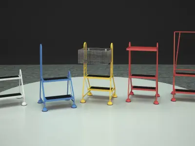Safety steps 2 3D model