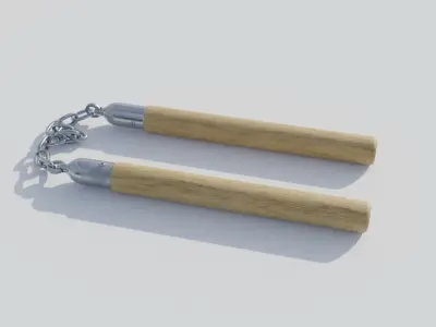 Nunchaku 3d  3D model