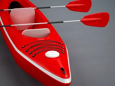 Recreational Kayak 3D model