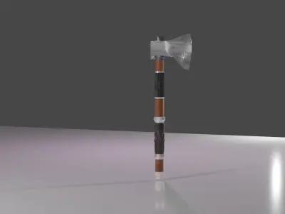 battle ax  Free 3D model
