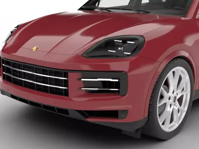 Porsche Cayenne S 2025 HQ 3d model 3D model