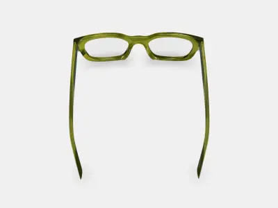Herman Eyeglasses in Striped Artichoke 3D model
