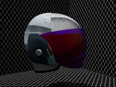 Helmet SNI Low-poly 3D model