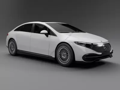 Mercedes Benz Eqs Free 3D model