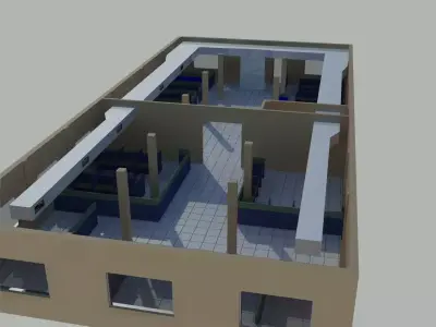HVAC Ducting Design 01 3D model