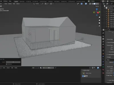 house Free low-poly 3D model