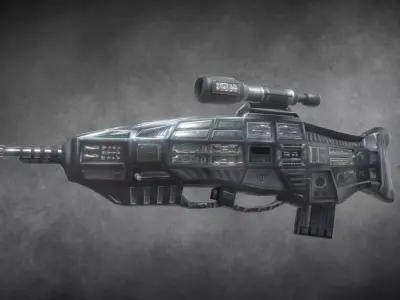 Shark Rifle Free 3D model
