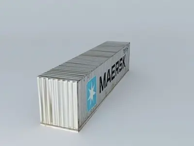 Maersk Container 40 Free 3D model