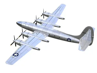 Republic XF-12 Rainbow 3D model purchase