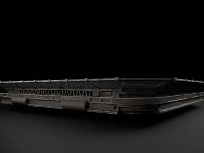 Rusty Landing Pad  3D model