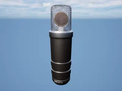 High Quality Studio Microphone - Ride NT1-A 3D model
