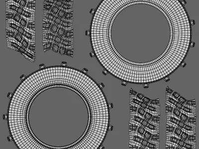 Tyre 415 80 R 685 TR 3D model