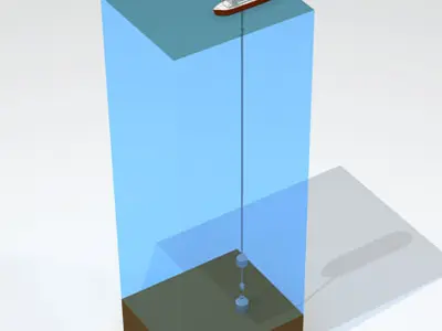 Lower marine riser package cap 3D model