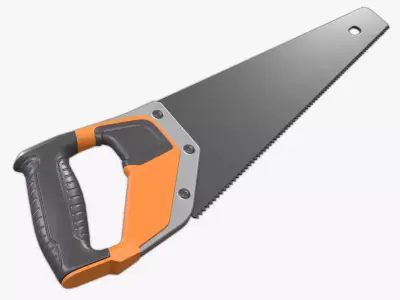 Tooth Saw Low-poly 3D model