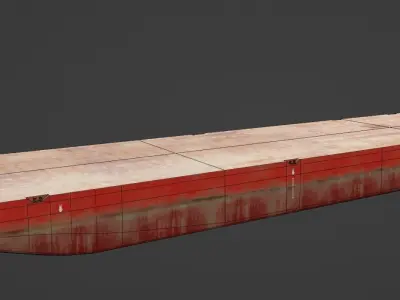 Heavy Load Carrier Audax Low-poly 3D model