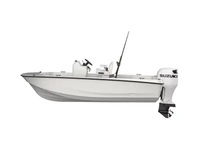 5 Meter Fishing Boat 3D model
