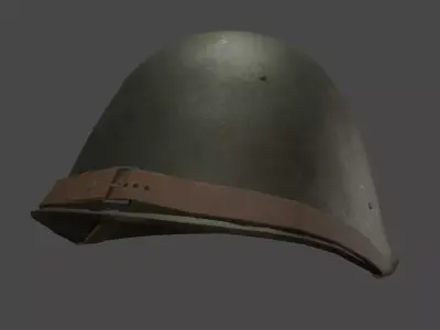 SSH68 Helmet Belt Up Low-poly 3D model
