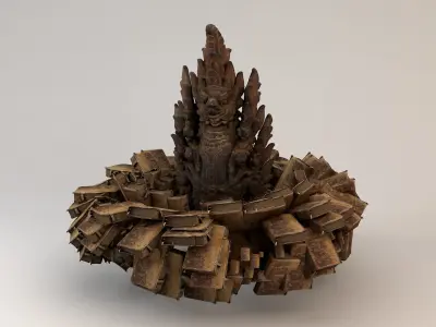 Ancient Artifacts - 3D Scan - VR Game Ready Low-poly 3D model