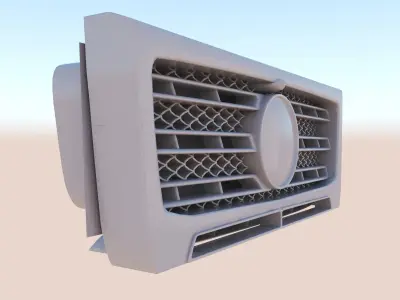 Mercedes  car   radiator  lumma  3D model