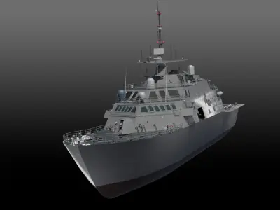 Littoral combat ship freedom class 3D model