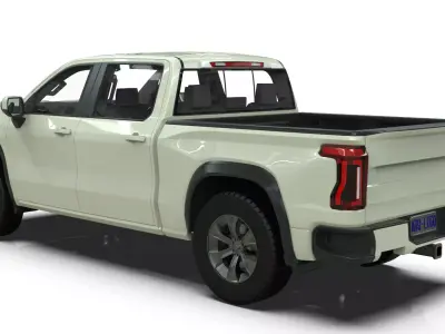 2027 Concept Full Size Pickup Truck Inspired by Silverado 3D model