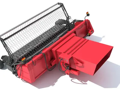Combine Threshing Header 3D model