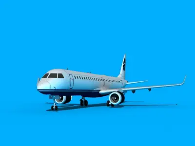 Embraer Emb-190 CIT 3D model