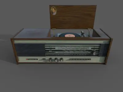 Radiola Cantata204 USSR Free 3D model