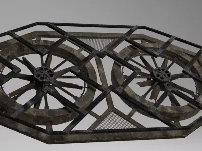 Old Ventilation system 3D model