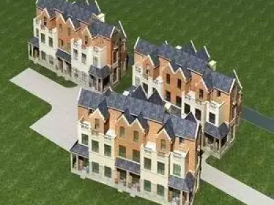 Multi Residential 3D model 2