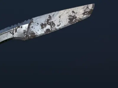 Knife - N Free low-poly 3D model