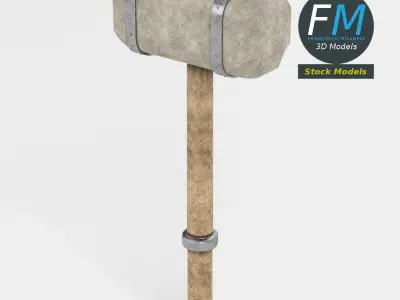 Sledgehammer hammer 3D model
