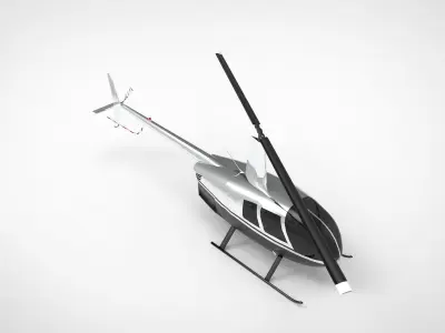 Robinson R44 Raven 3D model by Hafcoy