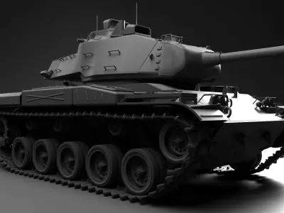 m41 walker bulldog 3D model