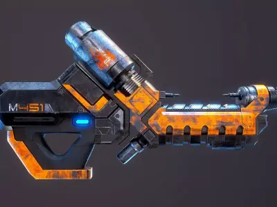 M451Firestorm Mass Effect 3D model