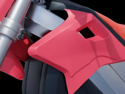 3d electric bike crf e2 honda 3D model