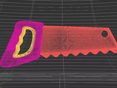 Hand Saw 3D model purchase