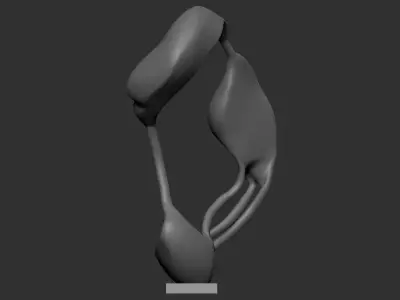 MODERN SCULPTURE STATUE 3D print model