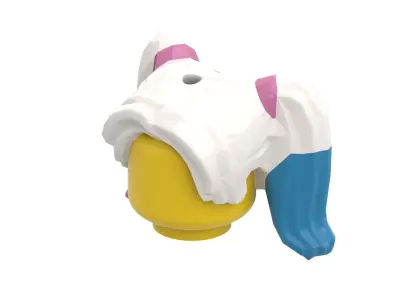 TwindBricks3D - Minifigure Hair pack 12 3D print model