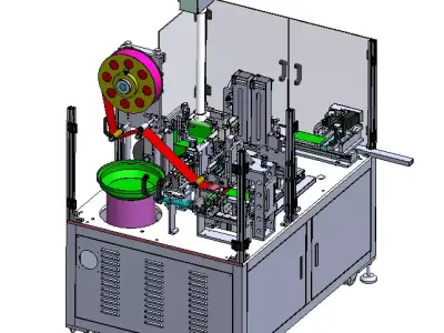 Paste double-sided adhesive heat sealing machine 3D model