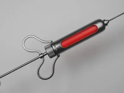 Hunt Showdown vintage syringe Free 3D print model