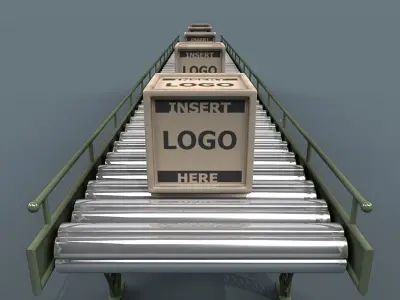 Conveyor Belt A 3D model