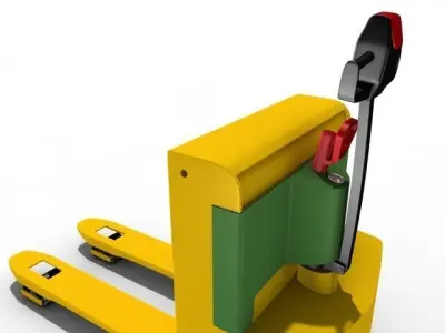 Electric pallet truck 3D model